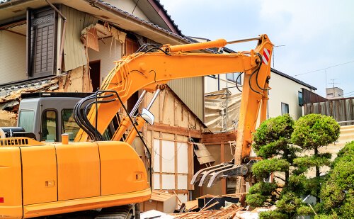 建物の解体工事にも対応！