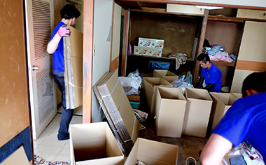 幅広い品目の引き取り